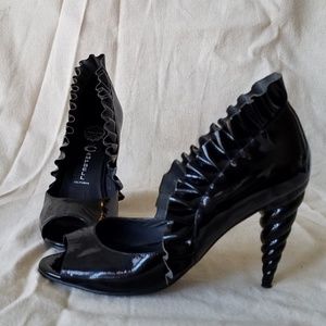 Jeffrey Campbell Michelle Unicorn Peep-Toe Pump 7M